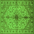 thumbnail image 1 of Ahgly Company Indoor Square Oriental Green Industrial Area Rugs, 3' Square, 1 of 4