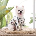 thumbnail image 4 of Camisetas hawaianas con estampado de playa para mascotas, perros y gatos, lindas para perros pequeños a medianos, chaleco fresco de verano, camisa de campamento, ropa (XL, 4 unidades) JM, 4 of 6
