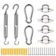 thumbnail image 1 of Kit de Accesorios de Acero Inoxidable 304 para Toldos y Colgantes, Incluye Tensores y Ganchos para Exteriores, Jardín y Terraza, 1 of 6