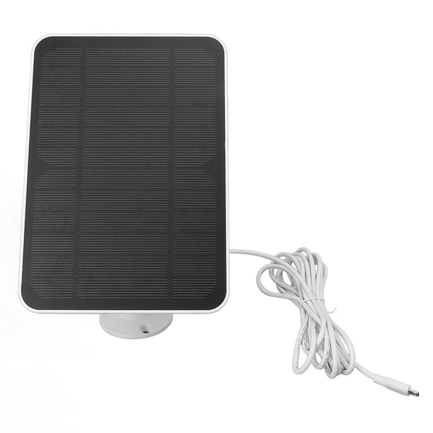 Panel solar al aire libre Jadeshay Cargador solar impermeable 4W 5V para cámaras Arlo Ring Blink