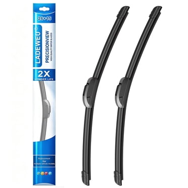 LADEWEU® Silicone Wiper Blades Replacement for Mazda CX-50 2023-2025, 26" 15" J/U Hook All-Season 2 Pack
