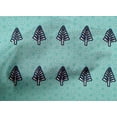 thumbnail image 4 of oneOone Cotton Poplin Turquoise Blue Fabric Tree & Geometric Block Fabric For Sewing Printed Craft Fabric By The Yard 56 Inch Wide, 4 of 4