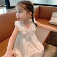 thumbnail image 1 of Vestido de verano con falda y chaleco de tirantes para niñas, falda de gasa para niñas, vestido de princesa para niñas, vestido de verano para niñas pequeñas, 1 of 5