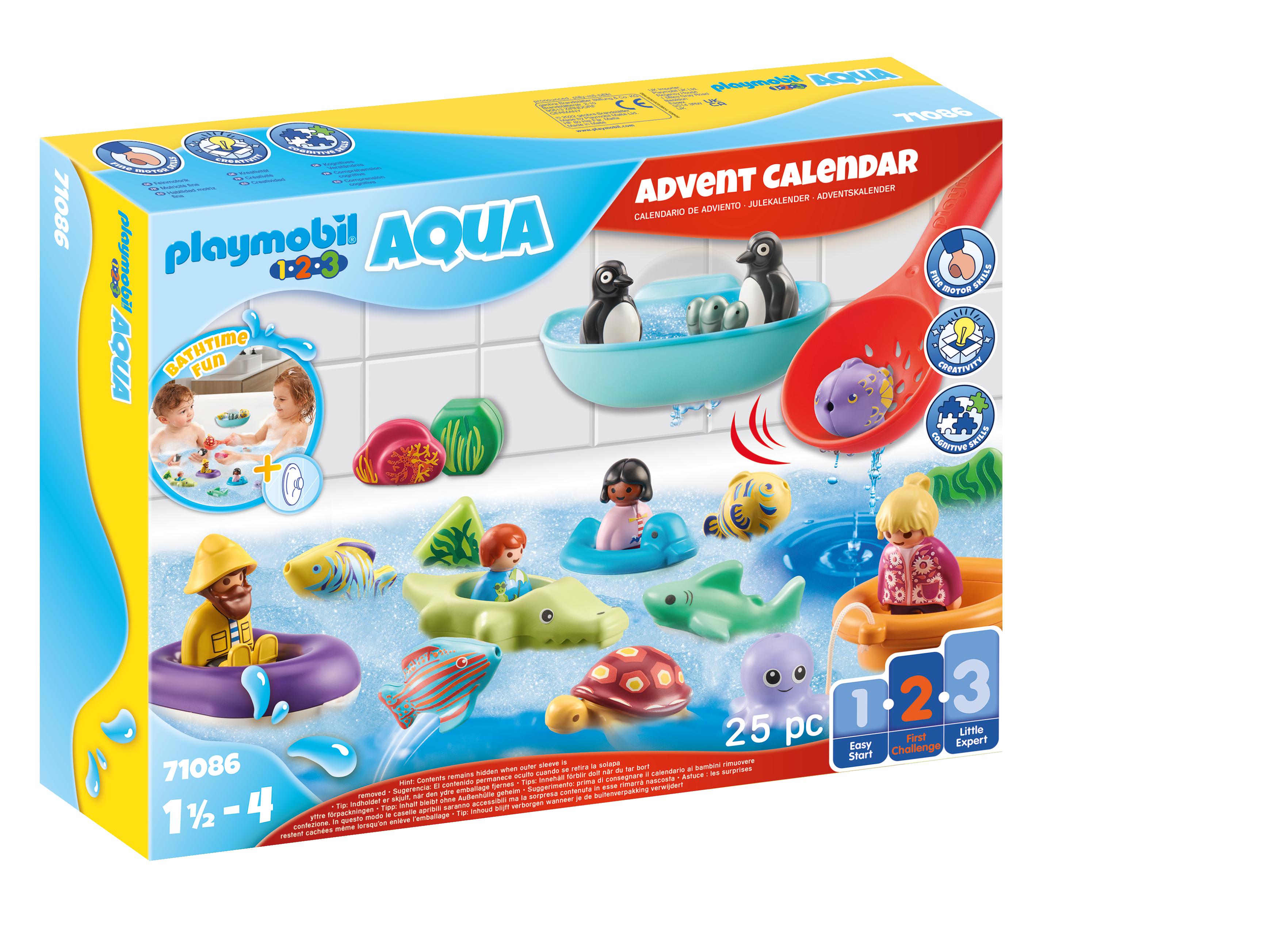 PLAYMOBIL 1 2 3 Bathtime Fun Advent Calendar Walmart