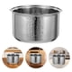 thumbnail image 3 of Revestimiento interior para olla arrocera, olla interior universal de acero inoxidable para olla arrocera, olla interior de repuesto para olla eléctrica para hervir y cocinar gachas (1,6 L), 3 of 7