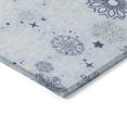 thumbnail image 3 of Addison Rugs Chantille Indoor/Outdoor Transitional Holiday Snowflake Sky Machine Washable Rectangle Rug, 5' x 7'6", 3 of 7
