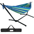 thumbnail image 2 of ANHXN Adjustable Hammock Bed with Space Saving Steel Stand - Portable, Easy Set Up Indoor/Outdoor Hammock for Two, 2 of 3