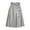 Grey, variant on Women's Oktoberfest Skirt With Bow Tie Waistband Adjustable Wrap Apron For Festival Party And Casual Wear