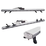 60 Amber LED Light Bar Flat Bed Tow Truck Plow Roll Back w/ Alley & TURN SIGNAL
