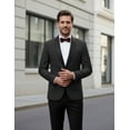 thumbnail image 3 of COOFANDY Mens Casual Suit Blazer Jackets Lightweight Tuxedo Jacket Regular Fit, 3 of 6