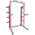 thumbnail image 2 of FlexWave HRCK1 Half Rack Conversion Kit, Red & Black, 3x3 Steel Add-On for Wall-Mount Squat Racks, 2 of 7