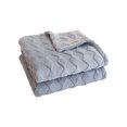 thumbnail image 2 of Fiudx Ofertas flash del día solo en línea Manta polar de leche para invierno, manta gruesa de lana Coral para siesta en la oficina, funda para sofá, chal, manta pequeña para uso en todas las estacion, 2 of 6