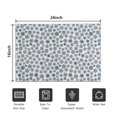 thumbnail image 5 of Blue Christmas Snowflake Pattern Door Rugs,Washable Non Slip Door Mats Indoor,Decorative Door Mats,Entry Mat Indoor for Entrance,Bedroom,Kitchen,Bathroom,16"x24", 5 of 6