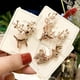 thumbnail image 4 of Broche de esmalte navideño, muñeco de nieve, Papá Noel, árbol, corona, alfileres de metal, joyería de moda, regalo para mujeres, regalos de decoración de Feliz Navidad, 4 of 5
