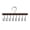 Brown, variant on YOTQUSKI 8 Hooks, Belt Hanger, Tie Rack Hanger, Durable Space-Saving Iron Rack, Used in Balcony, Bathroom, Bedroom