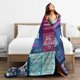 thumbnail image 4 of LHSHID Happy 16th Birthday Throw Blanket Soft Fuzzy Fleece Blanket For Couch Bed Living Room Decoration 60x80in, 4 of 5
