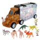 thumbnail image 1 of Dinosaurio Camión Transportador Conjunto Dinosaurio Transporte Camión Portátil Animal Almacenamiento Inercial Coche Para Niño 9 Unids/Set sonducket HA047131-01, 1 of 5
