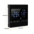 thumbnail image 4 of Controlador de calefacción de suelo eléctrico Kenally MH-1823D Negro, 4 of 6