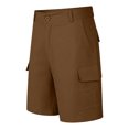 thumbnail image 5 of Men's Lightweight Casual Summer Shorts, Breathable Outdoor Relaxed Fit Bottoms,Coffee,L, 5 of 9