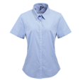 thumbnail image 1 of Premier Chemise en Coton à Micro-Carreaux à Manches Courtes pour Femmes, 1 of 4
