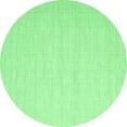 thumbnail image 1 of Ahgly Company Indoor Round Abstract Emerald Green Contemporary Area Rugs, 3' Round, 1 of 4