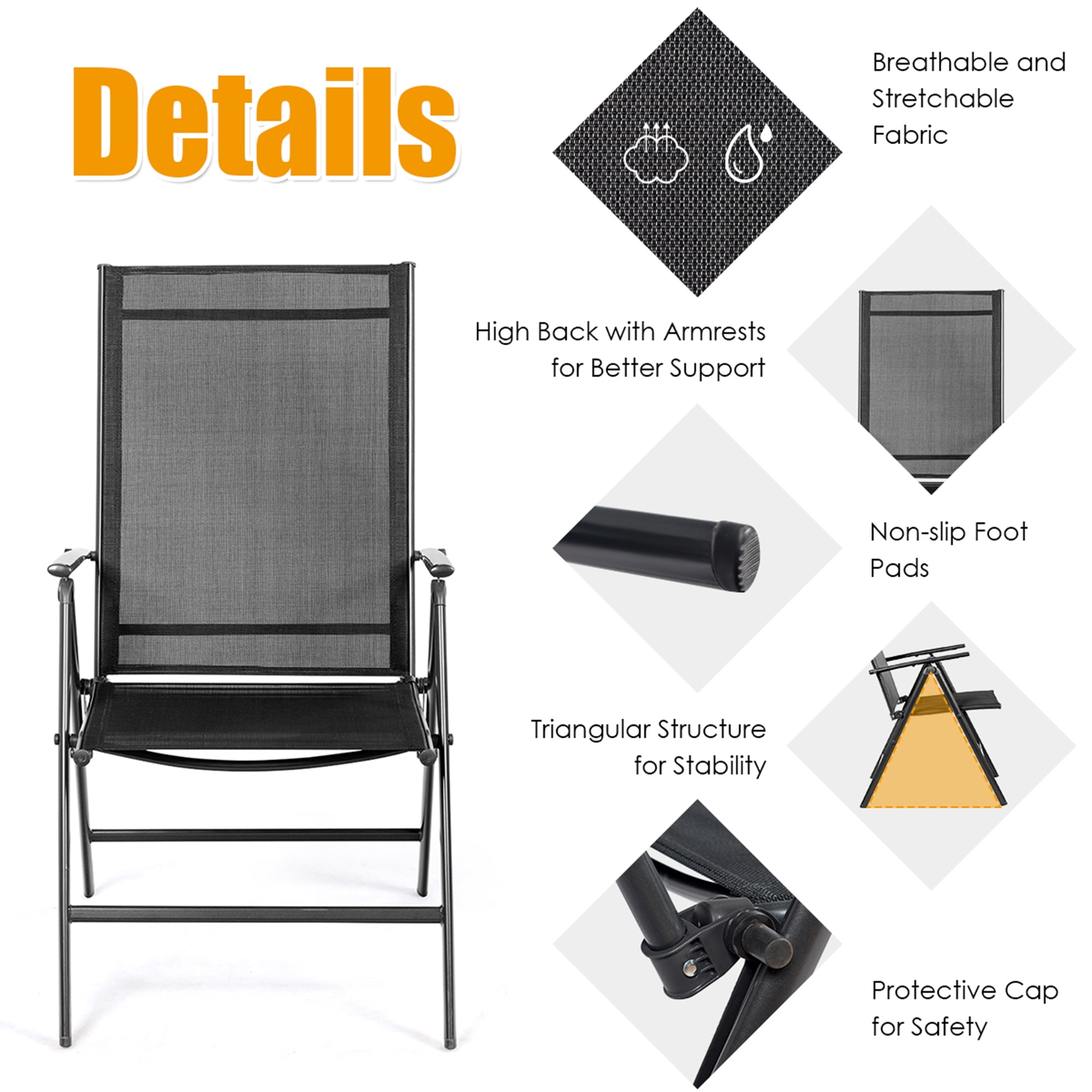 room essentials sling folding chair