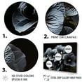 thumbnail image 3 of Designart "Emerging Black Pansies From The Shadows" Pansies Floater Framed Canvas Prints, 3 of 5