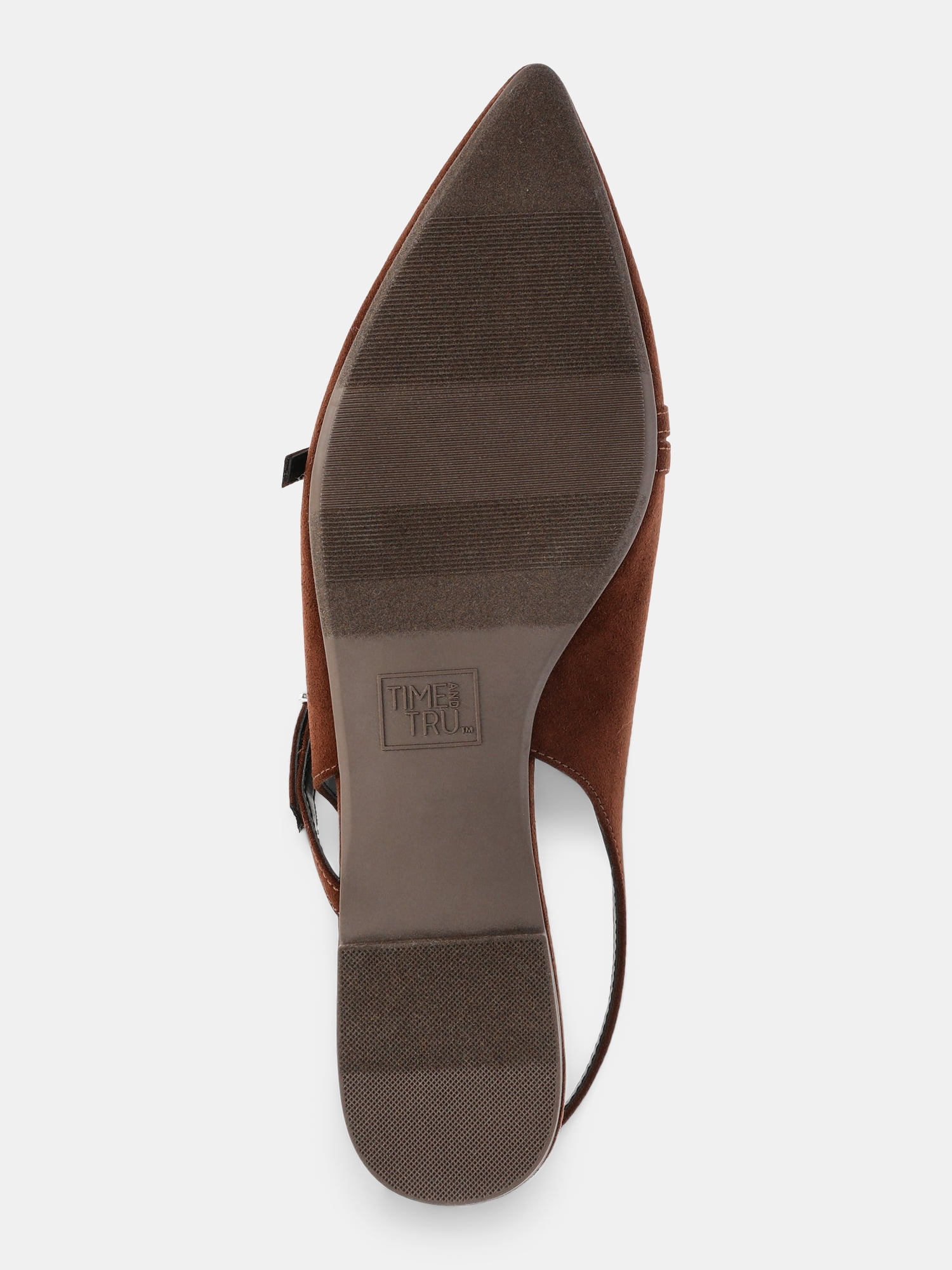 Time and Tru Women's Strappy Sling Back Flats