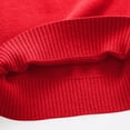 thumbnail image 4 of Sriper Toddler Kids Round Neck Sweater Casual Long Sleeve Knit Pullover Soft Warm Fleece Solid Colors for Boys Girls Ages 1-10 Lightweight Comfortable Great for Everyday Wear Red 7-8Years, 4 of 5