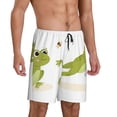 thumbnail image 2 of Fotbe Hunting Frog Pantalones Cortos de Pijama para Hombre, Ropa de Dormir, Pantalones de Pijama Cortos para Hombre-Large, 2 of 6