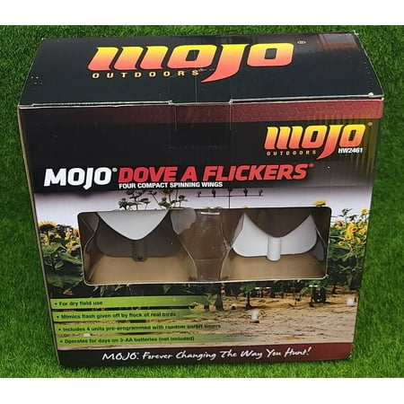 UPC: 0816740003818 | Mojo Outdoors  HW2461  Dove a Flickers  Dove Decoys  4 Pack  2.5 Pounds Assembled