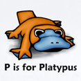 thumbnail image 2 of CafePress - P Is For Platypus Infant Bodysuit - Baby Light Bodysuit, Size Newborn - 24 Months, 2 of 4