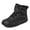 Black, variant on Fadezar Kids Snow Boots Boys Girls Lightweight Winter Boots Warm Barefoot Shoes for Toddler Kid