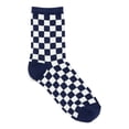 thumbnail image 6 of Joyspun Women’s Checkered Dress Crew Socks, 4-Pack, Shoe Sizes 4-10, 6 of 6