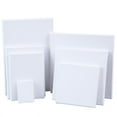 thumbnail image 2 of Blank White Mini Small Stretched Artist Canvas Art Board Oil Paint Board, 2 of 5