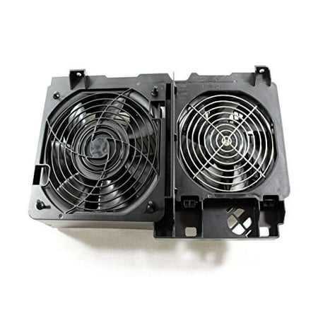 Dell Part Numbers - Dell KC257 YC653 Dual Front CPU Cooling Fan Assembly, For The Precision Workstation PWS 690 and T7400 Systems, Compatible Dell Part Numbers: WN845, CD673, DG168, MM089 -Refurbished