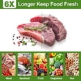 thumbnail image 5 of SJPACK 11" X 16" Food Sealer Bags, Vacuum Seal Meal Prep, Freeze Dried Food, Herbs, and More - BPA-Free, Pack of 100, 5 of 8