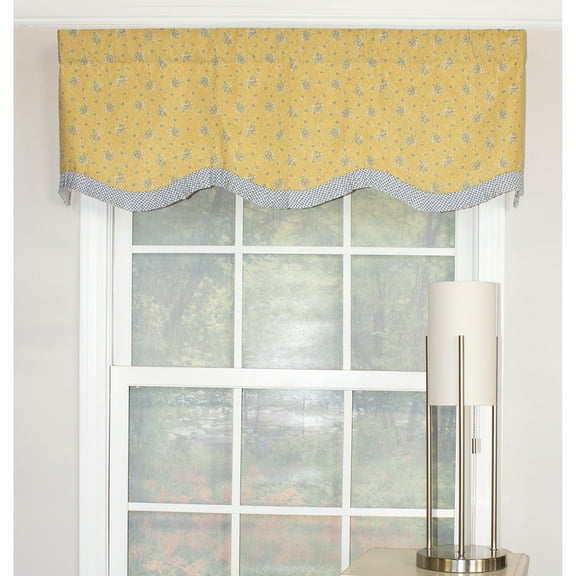 RLF HOME Freida Provance Window Valance - CornFlower