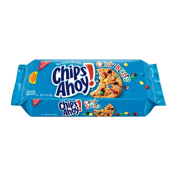 Nabisco Chips Ahoy! Candy Blasts Chocolate Chip Cookies, 12.4 Oz.