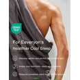 thumbnail image 2 of Zonli Z-Magic Cooling Bamboo Viscose Comforter Breathable Gray 90x108, 2 of 8