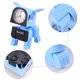 thumbnail image 4 of BRIGHTFUFU Reloj despertador con forma de robot Reloj despertador electrónico multifuncional (perro azul), 4 of 8