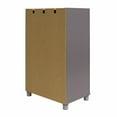 thumbnail image 2 of Systembuild Evolution Camberly Framed 2 Door/1 Drawer Storage Cabinet, Graphite Gray, 2 of 9