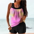 thumbnail image 2 of Trajes de Baño de Mujer Más Tamaño Impresión Bowknot Dos Piezas con Pantalones Cortos, Pantalones Cortos de Tamaño Más para las Mujeres, 2 of 8