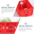 thumbnail image 4 of 4pcs Professional Concealed Switch Socket Box Practical Concealed Switch Box, 4 of 9