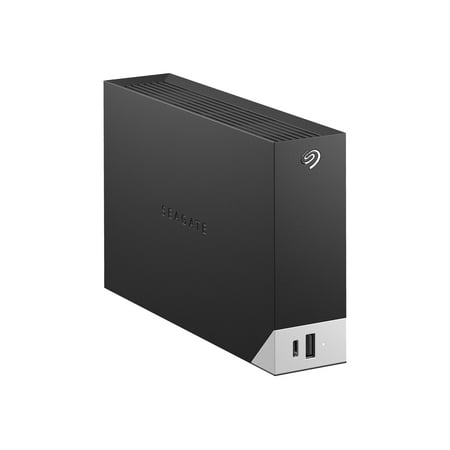 Seagate - One Touch Hub 4TB External USB-C and USB 3.0 Desktop Hard Drive with Rescue Data Recovery Services