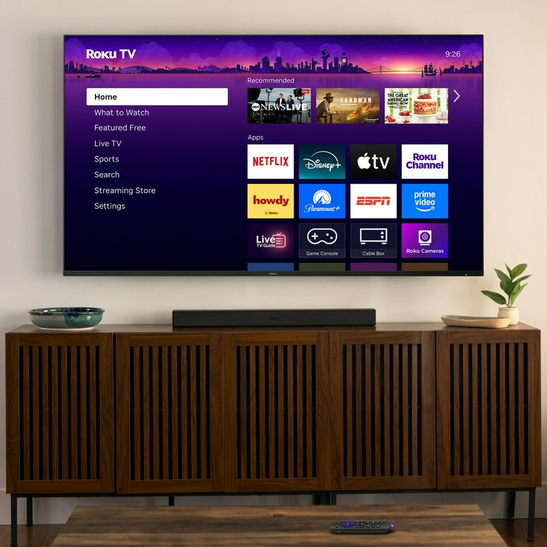 Roku Smart TV 2025, 65-Inch Pro Series, 4K QLED Mini-LED, Dolby