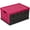 Purple, variant on Collapsible Storage Bin with Lid - 48L Foldable Plastic Box for Garage, Car Trunk, and Organization - Stackable Lidded Container with Handles, Purple
