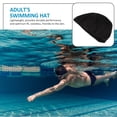 thumbnail image 4 of 2 Pcs Bonnets de Bain Polyester Bonnets de Bain Accessoire de Piscine Professionnel pour Adultes, 4 of 8