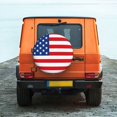 thumbnail image 6 of Susaid America Flags3 Print Tire Covers,Waterproof Anti-UV Snow Sun Rain Tire Covers for RV,Truck, SUV, Trailer, Camper-16 inch, 6 of 6