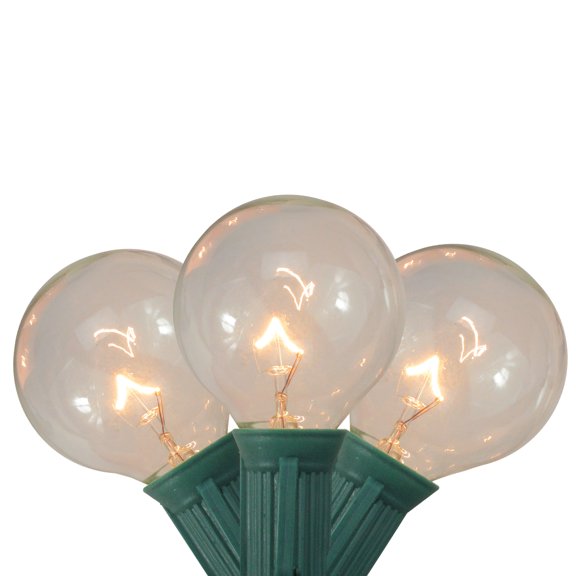 Northlight Clear G40 Globe Patio Garden Christmas Incandescent String Lights Holiday Lighting, 240"